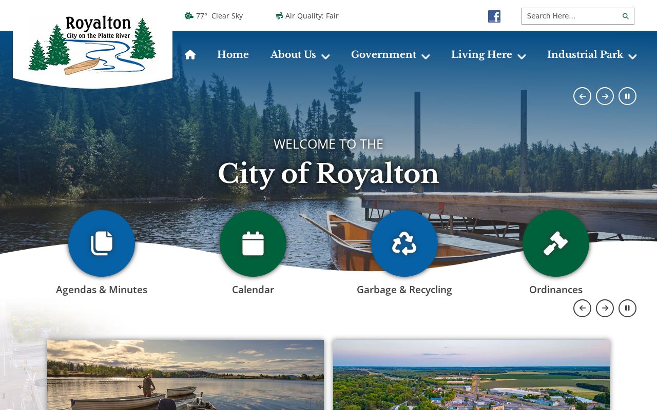 Morrison County Royalton court records official city website and municipal calendar