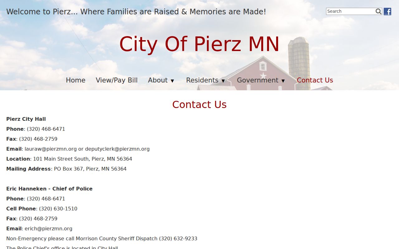 Morrison County court docket Pierz City Hall source